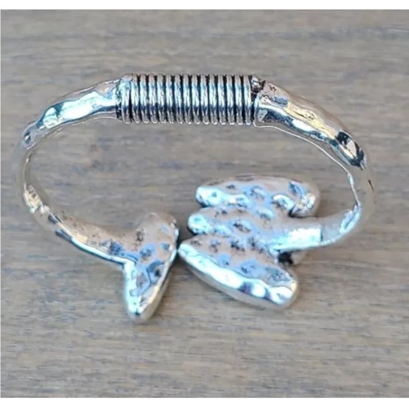 RAW NATURE • Bohemian Bracelet • Silver plated with Swarovski Crystals - Picture 6 of 14